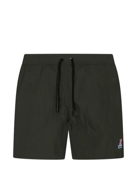 Le Vrai Olivier drawstring logo swim shorts by K-WAY