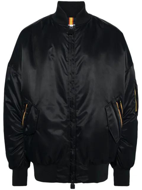Londony satin-finish bomber jacket by K-WAY