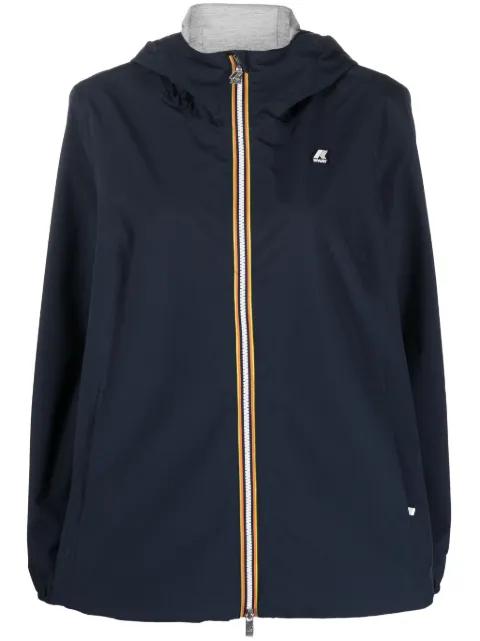 Marguerite hoodied windbreaker jacket by K-WAY