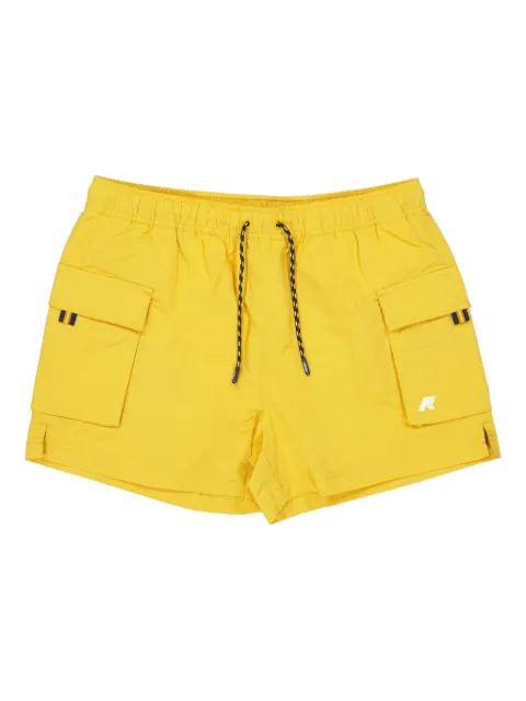 Mellow flap-pocket drawstring swim shorts by K-WAY