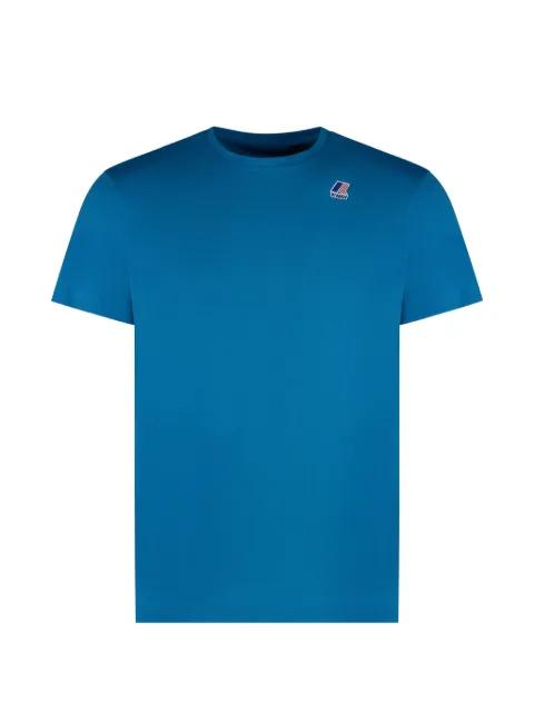 crew-neck cotton T-shirt by K-WAY