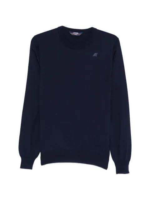 crewneck logo knitwear by K-WAY
