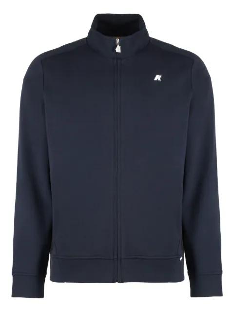 full-zip logo-patch sweatshirt by K-WAY