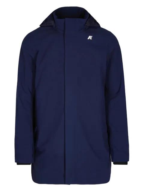 hoodied concealed-zip jacket by K-WAY