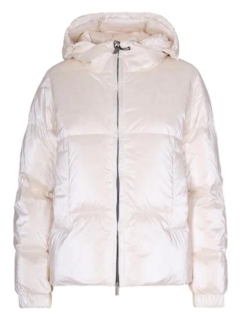 hoodied puffer jacket by K-WAY