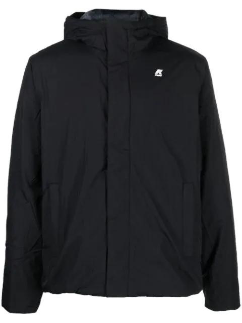 logo-detail touch-strap jacket by K-WAY