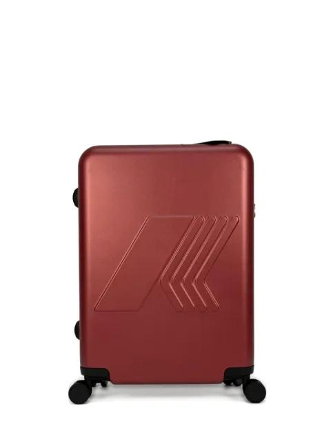 logo-embossed luggage by K-WAY