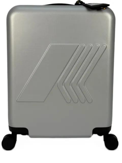 logo-embossed luggage by K-WAY