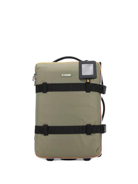 logo-patch buckle-strap luggage & holdalls by K-WAY