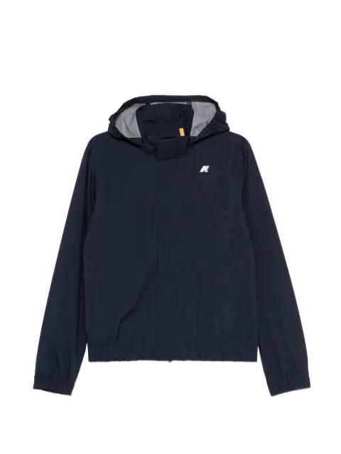 logo-patch high-neck jacket by K-WAY