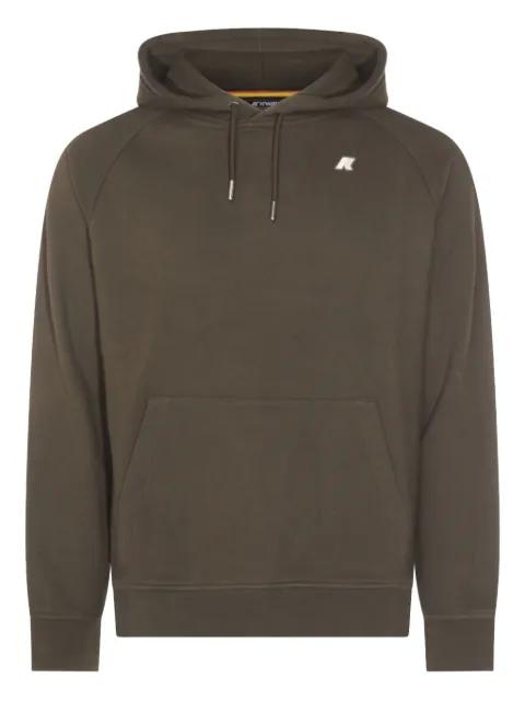 logo-patch long-sleeve hoodie by K-WAY logo-patch long-sleeve hoodie by K-WAY