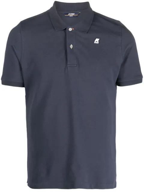 logo-patch polo shirt by K-WAY