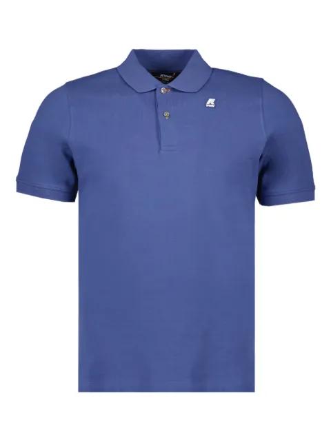 logo-patch polo shirt by K-WAY