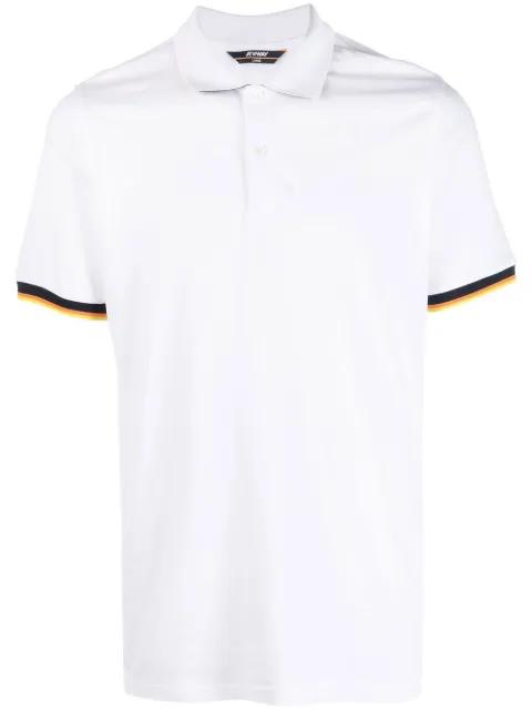 logo-patch polo shirt by K-WAY