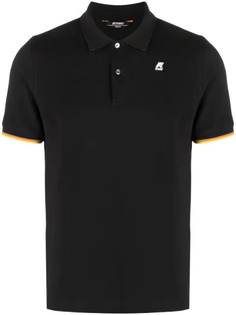 logo patch polo shirt by K-WAY