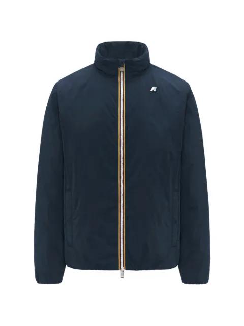 logo-patch zip-up jacket by K-WAY