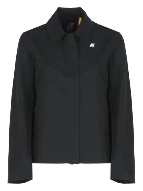 logo-plaque collar jacket by K-WAY