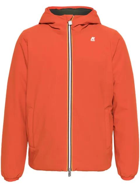 reversible zip-up hoodied jacket by K-WAY