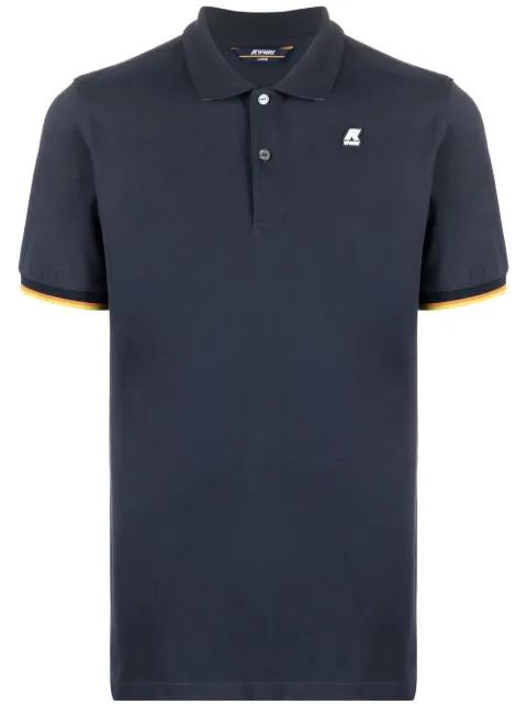 short-sleeve polo shirt by K-WAY