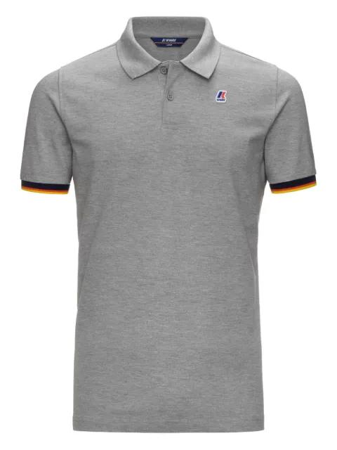 sleeve-detail polo shirt by K-WAY