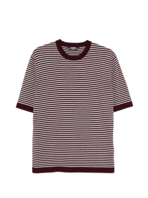 striped T-shirt by K-WAY