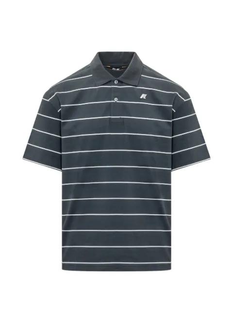 striped polo shirt by K-WAY