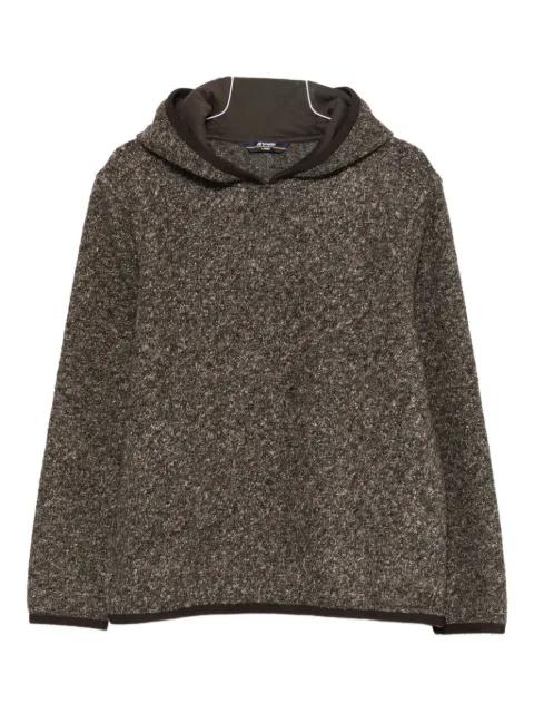trim-detail hoodie by K-WAY