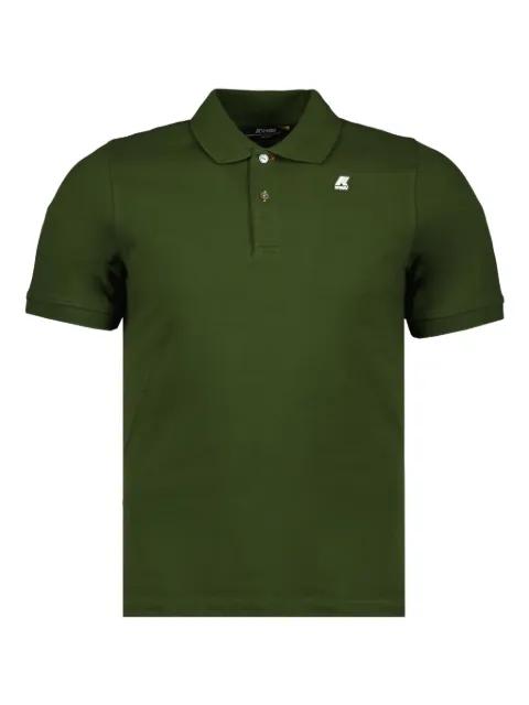 two-button logo polo shirt by K-WAY
