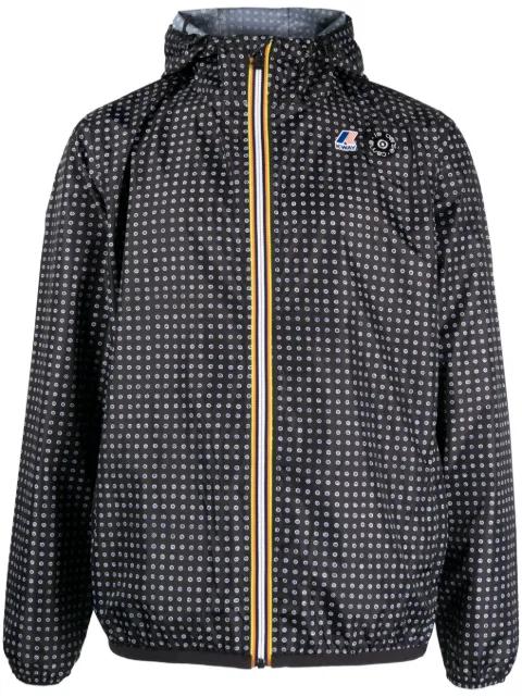 x 10 CORSO COMO polka-print zipped jacket by K-WAY