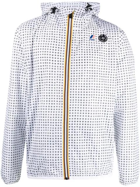 x 10 CORSO COMO polka-print zipped jacket by K-WAY