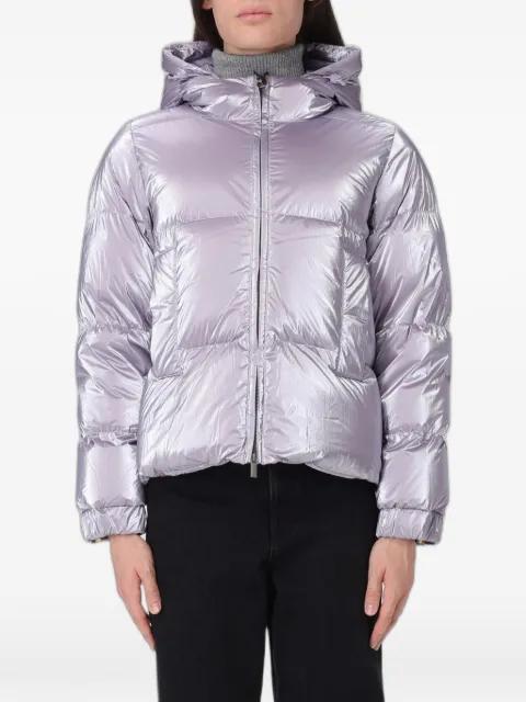 zip-fastening puffer jacket by K-WAY