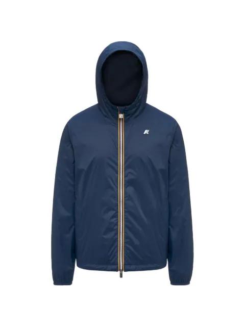 zip-up hoodied jacket by K-WAY
