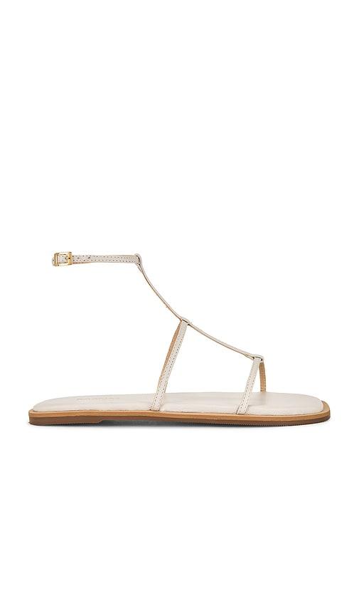 Kaanas Nerea Strappy Gladiator Sandal in Ivory by KAANAS