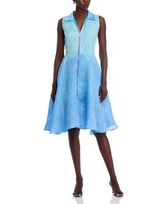 Double Layer Threaded Ombr&eacute; Organza Dress by KAHINDO