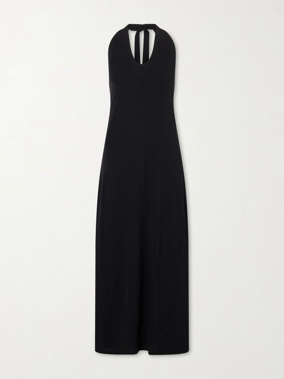 Bridgette jersey halterneck maxi dress by KALLMEYER