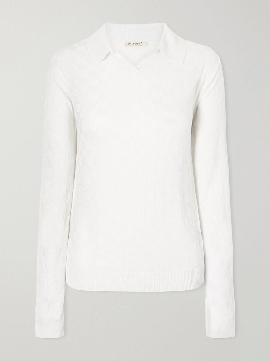 Caleb knitted polo sweater by KALLMEYER