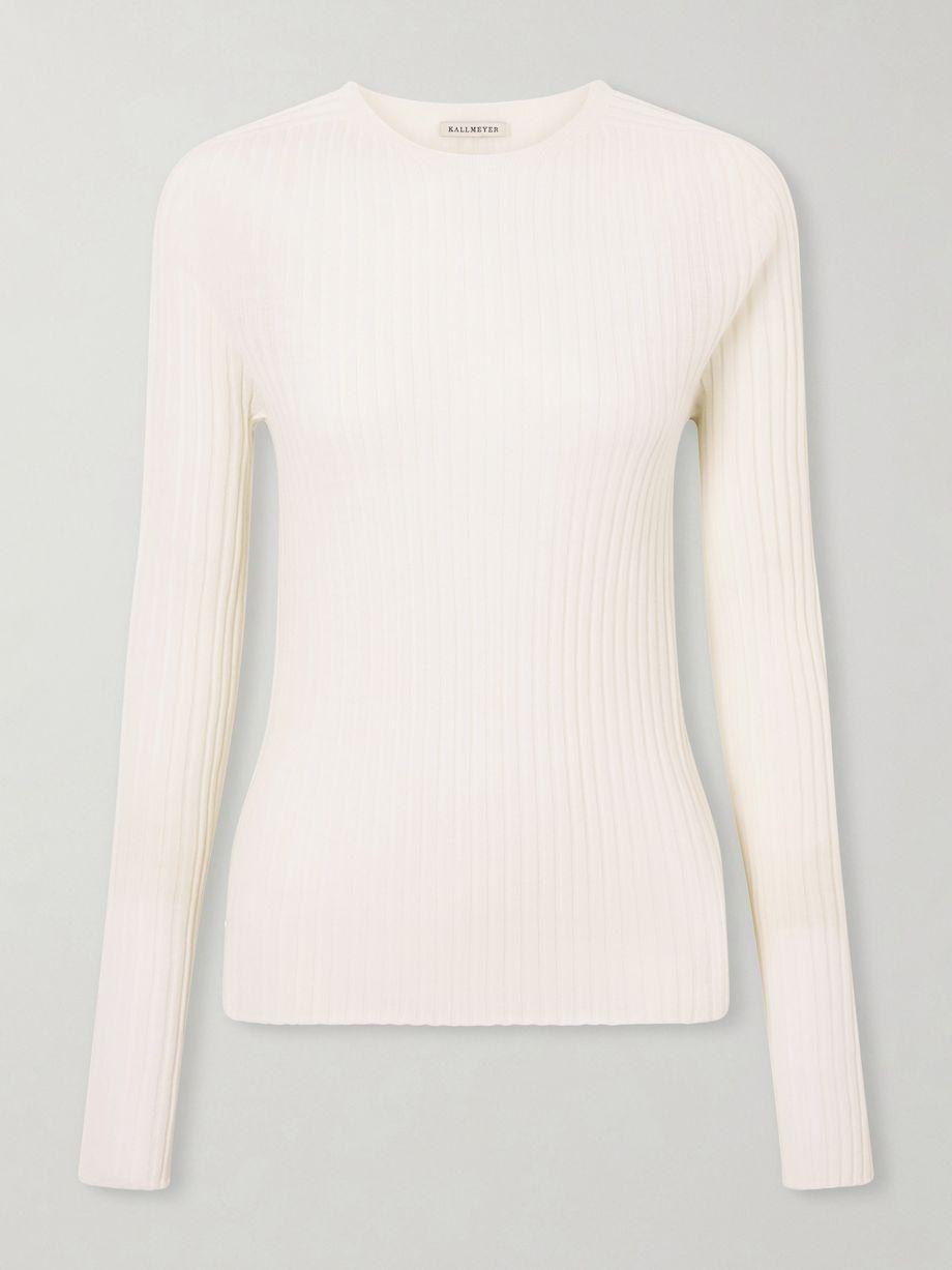 Fabi ribbed merino wool top by KALLMEYER