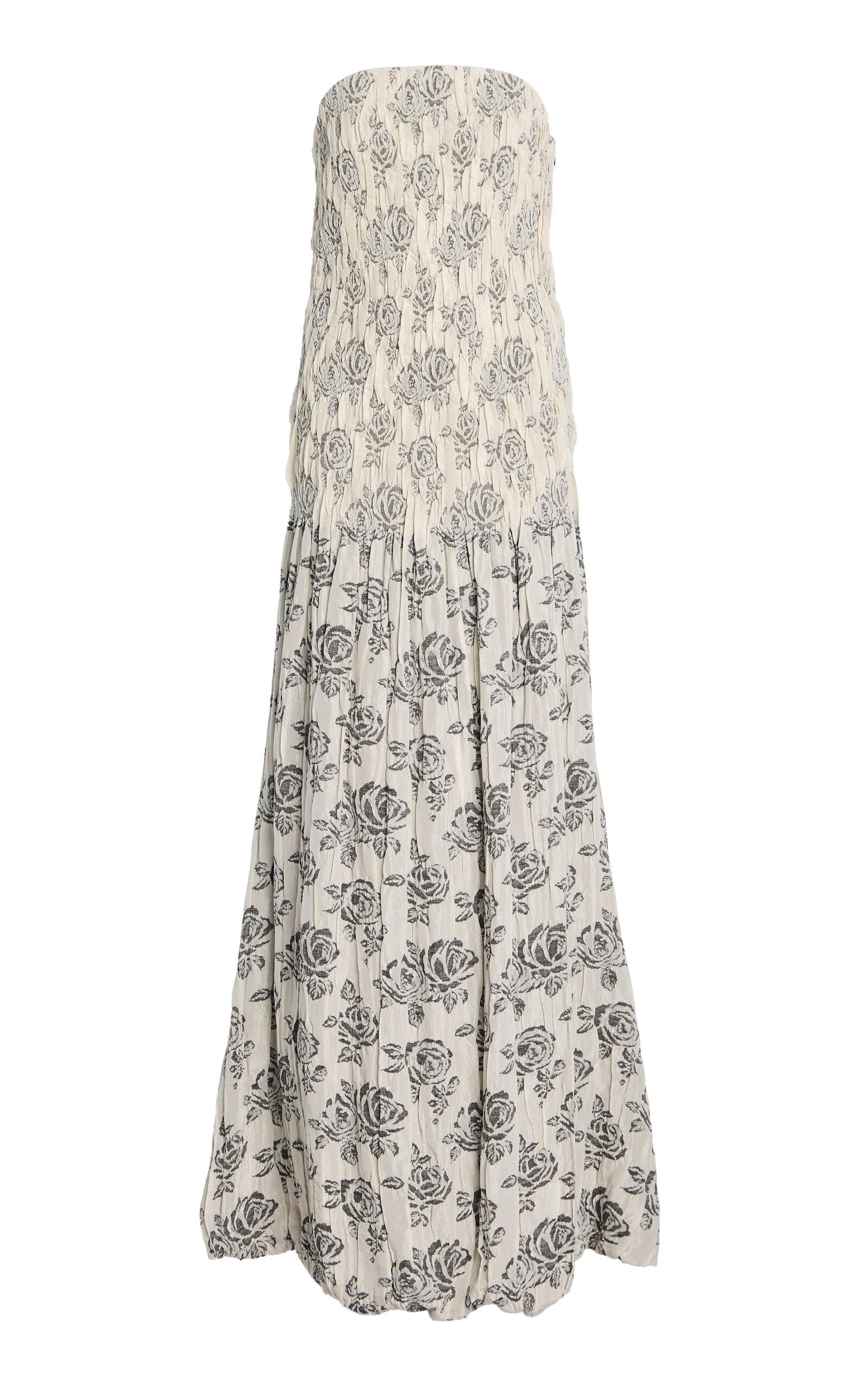 KALLMEYER Blanche Strapless Jacquardaxi Gown -oda Operandi by KALLMEYER