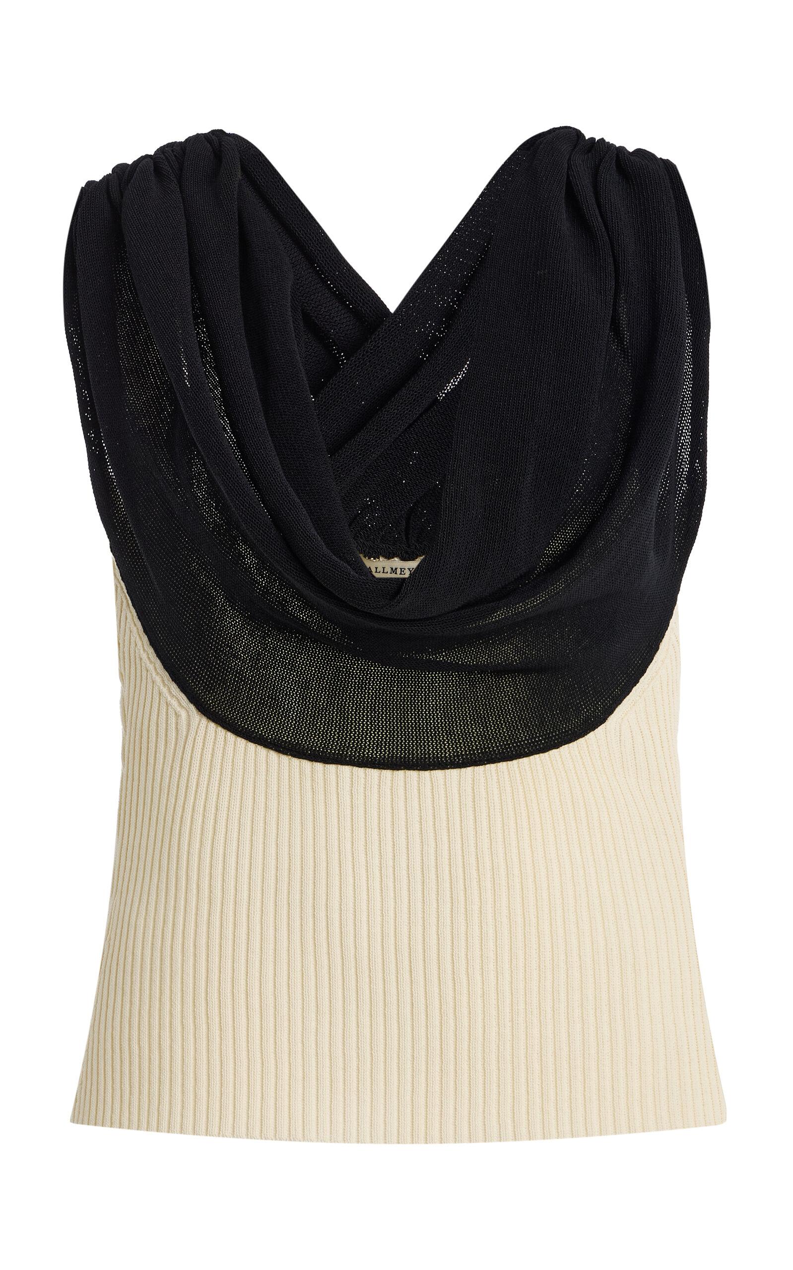 KALLMEYER Meeka Cowl-Neck Cotton-Blend Top - Moda Operandi by KALLMEYER