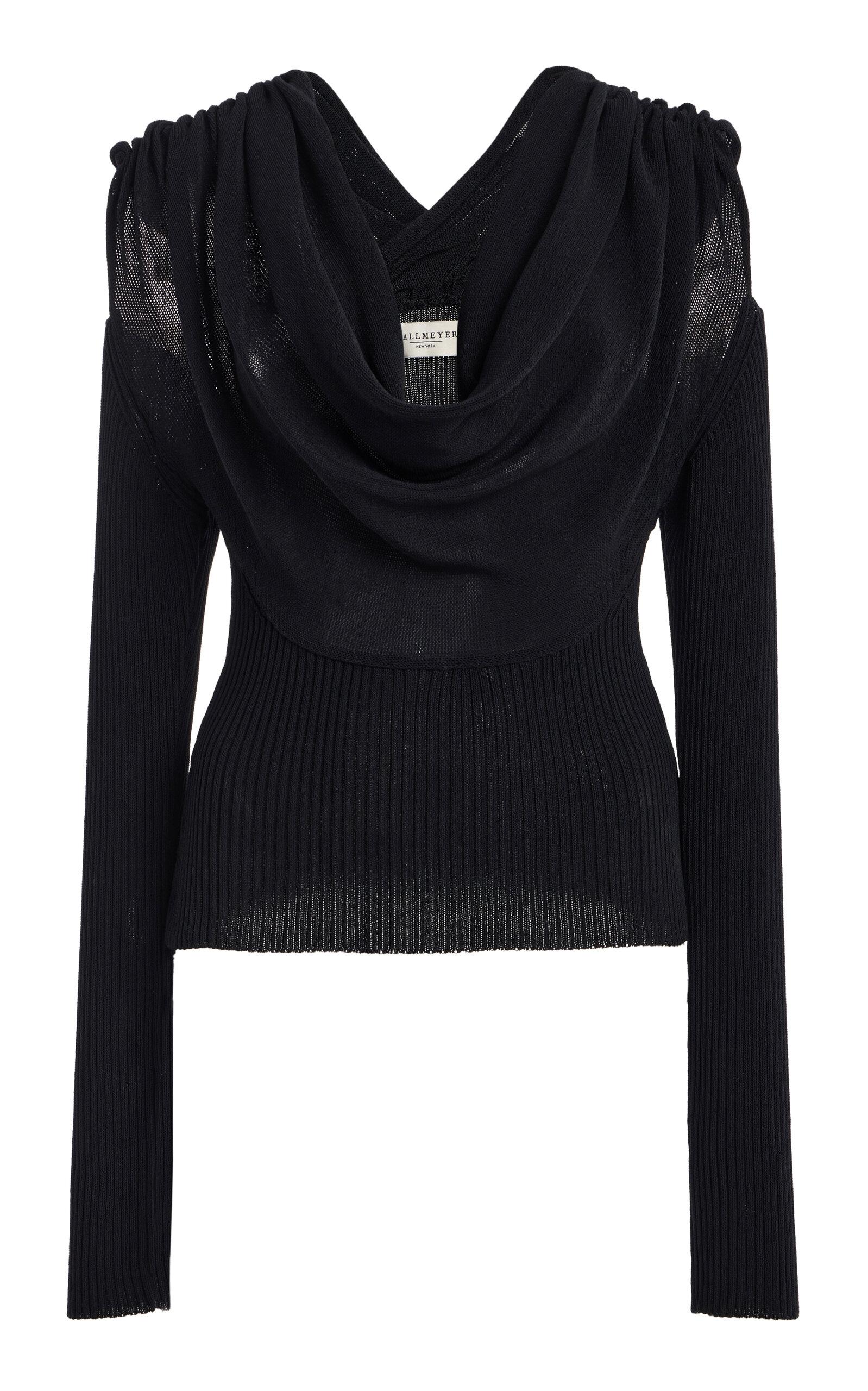 KALLMEYER Michele Cotton-Blend Cowl Neck Sweater - Moda Operandi by KALLMEYER