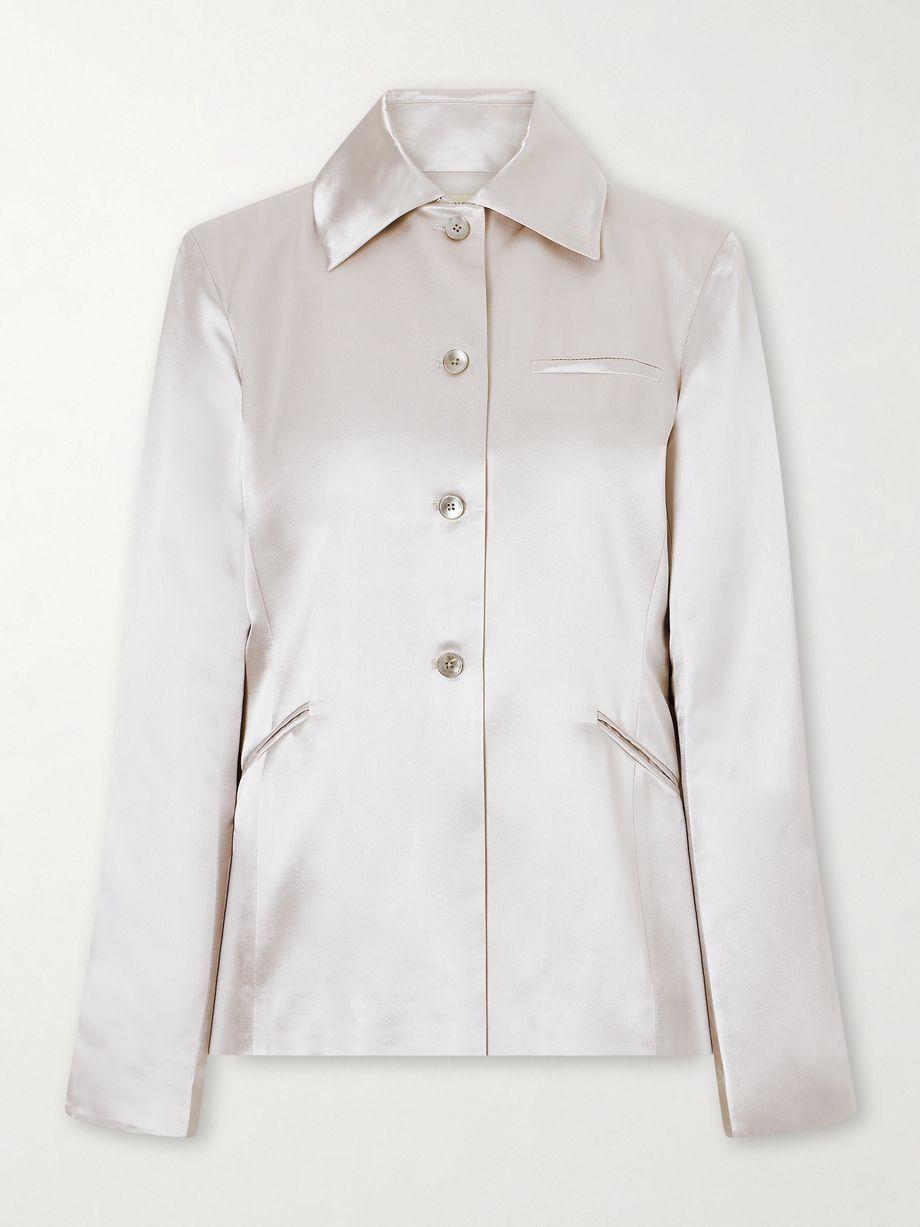 Luca satin-twill blazer by KALLMEYER