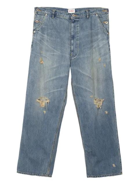 distressed ripped trousers by KAMIYA