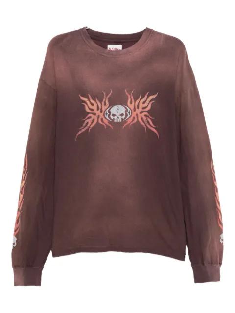 skull-frame T-shirt by KAMIYA