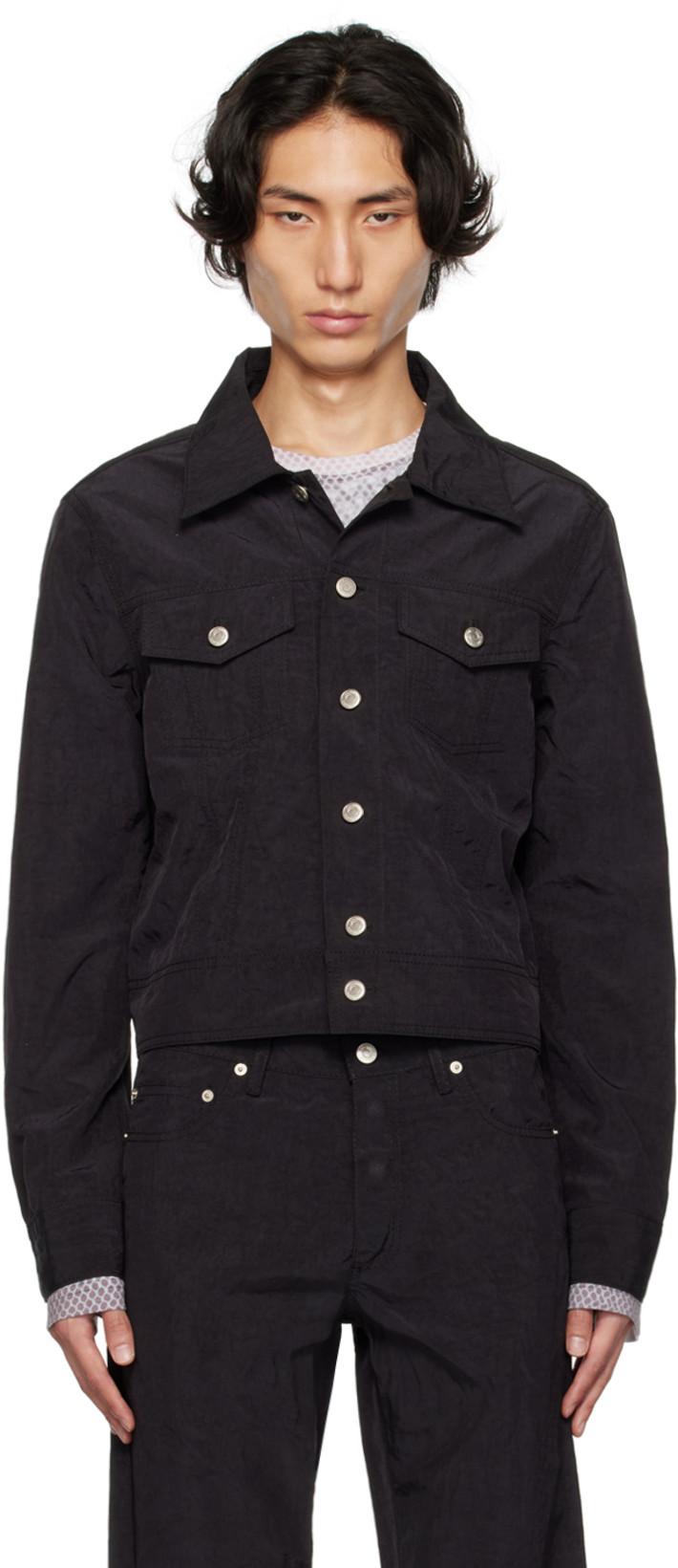 SSENSE Exclusive Black Airbag Jacket by KANGHYUK