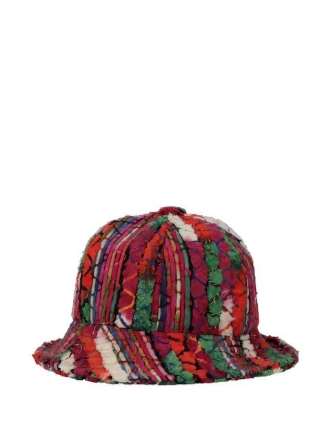 Wooly Squiggle textured bucket hat by KANGOL
