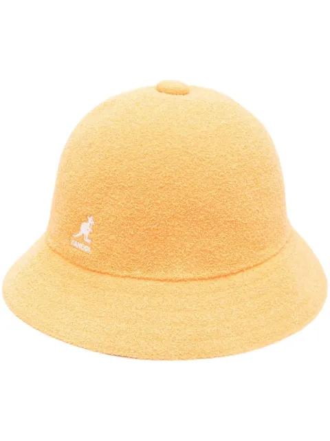 embroidered-logo bucket hat by KANGOL