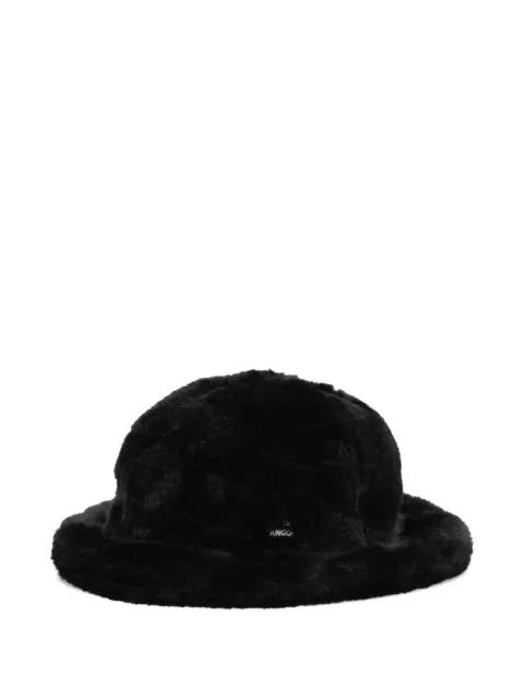 faux-fur bucket hat by KANGOL