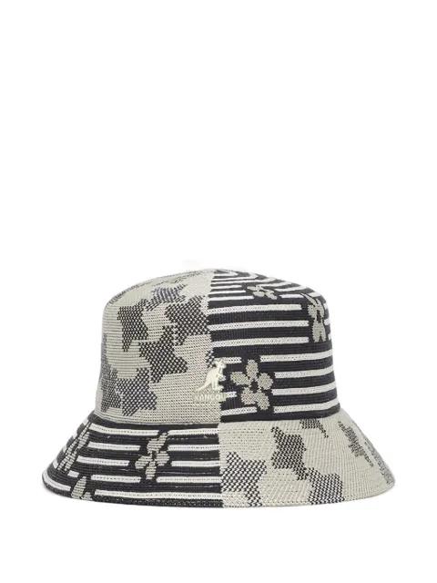 floral striped hat by KANGOL