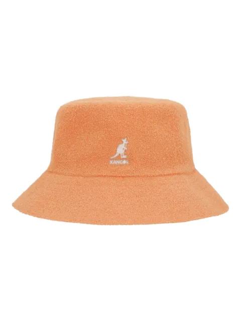 logo-embroidery bucket hat by KANGOL