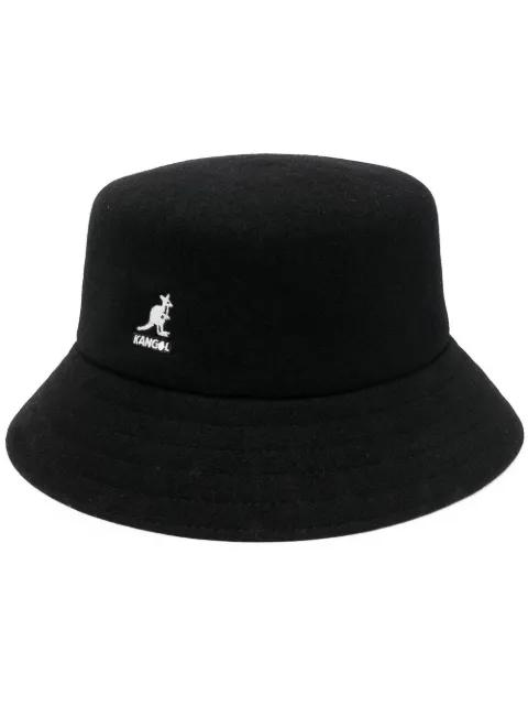 logo-patch bucket hat by KANGOL